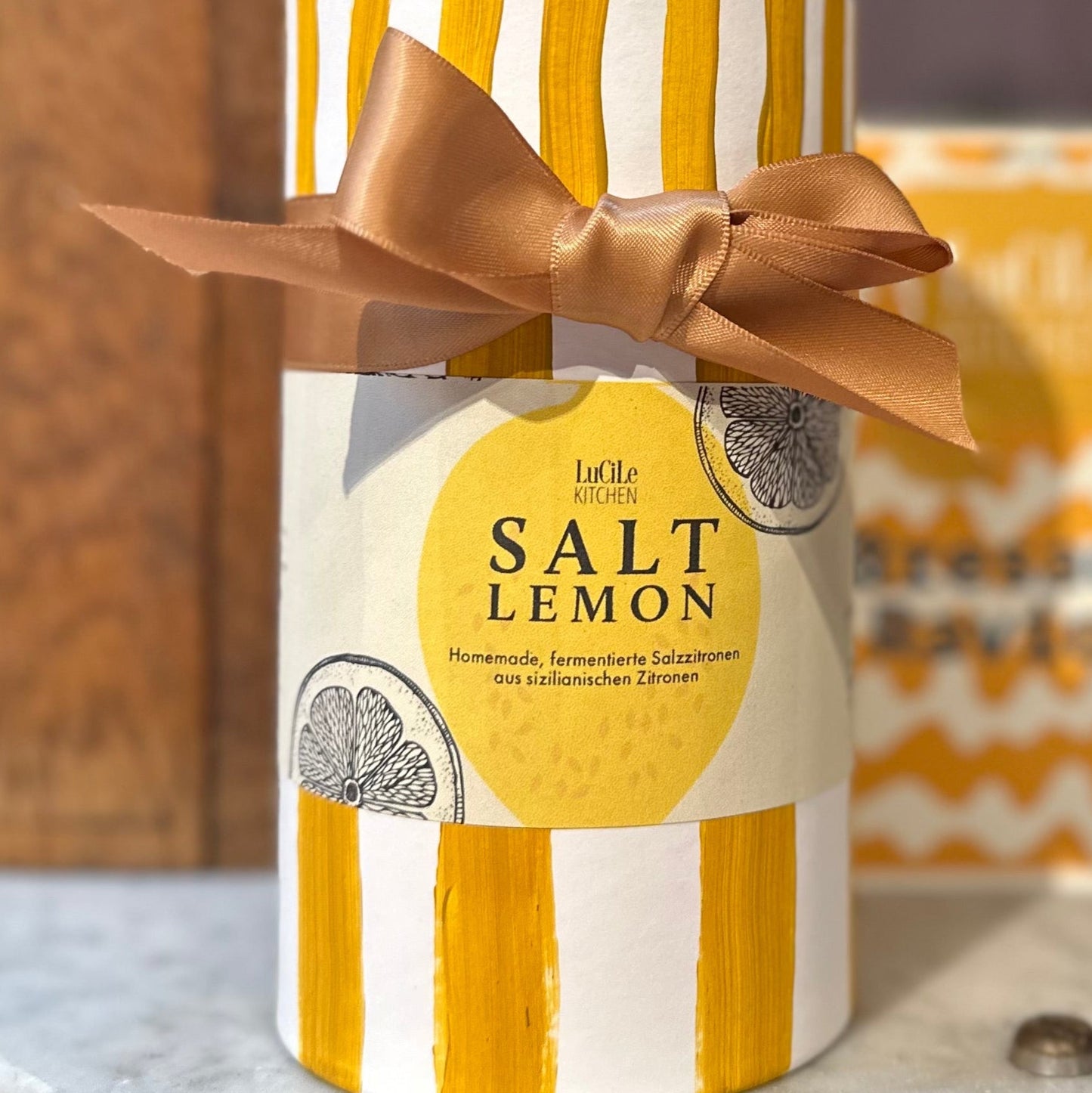 Salt Lemon + handpainted Packaging