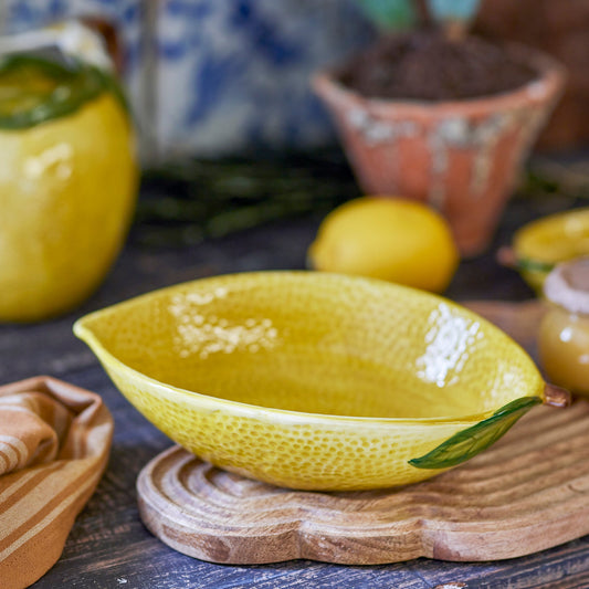 Sunny yellow Limone Schale