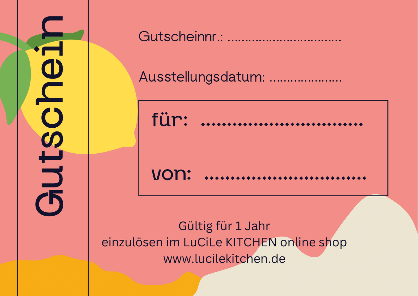 LuCiLe KITCHEN Gutschein
